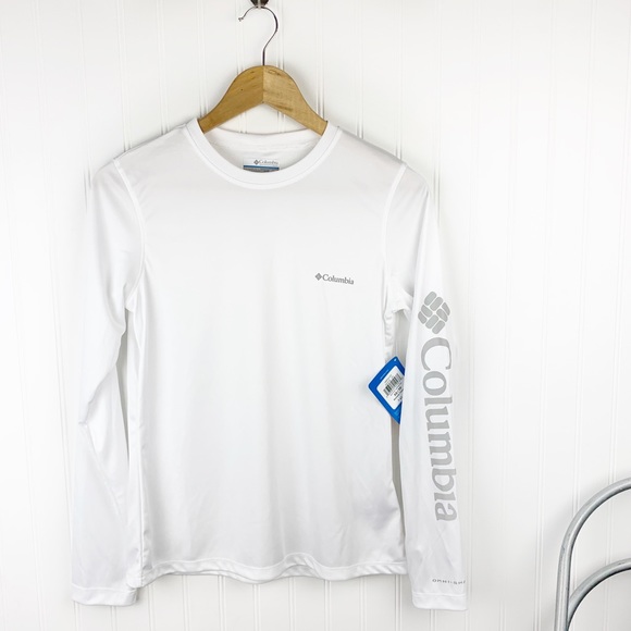 Columbia Rapid Creek Logo Pink Long Sleeve Shirt - Picture 7 of 7